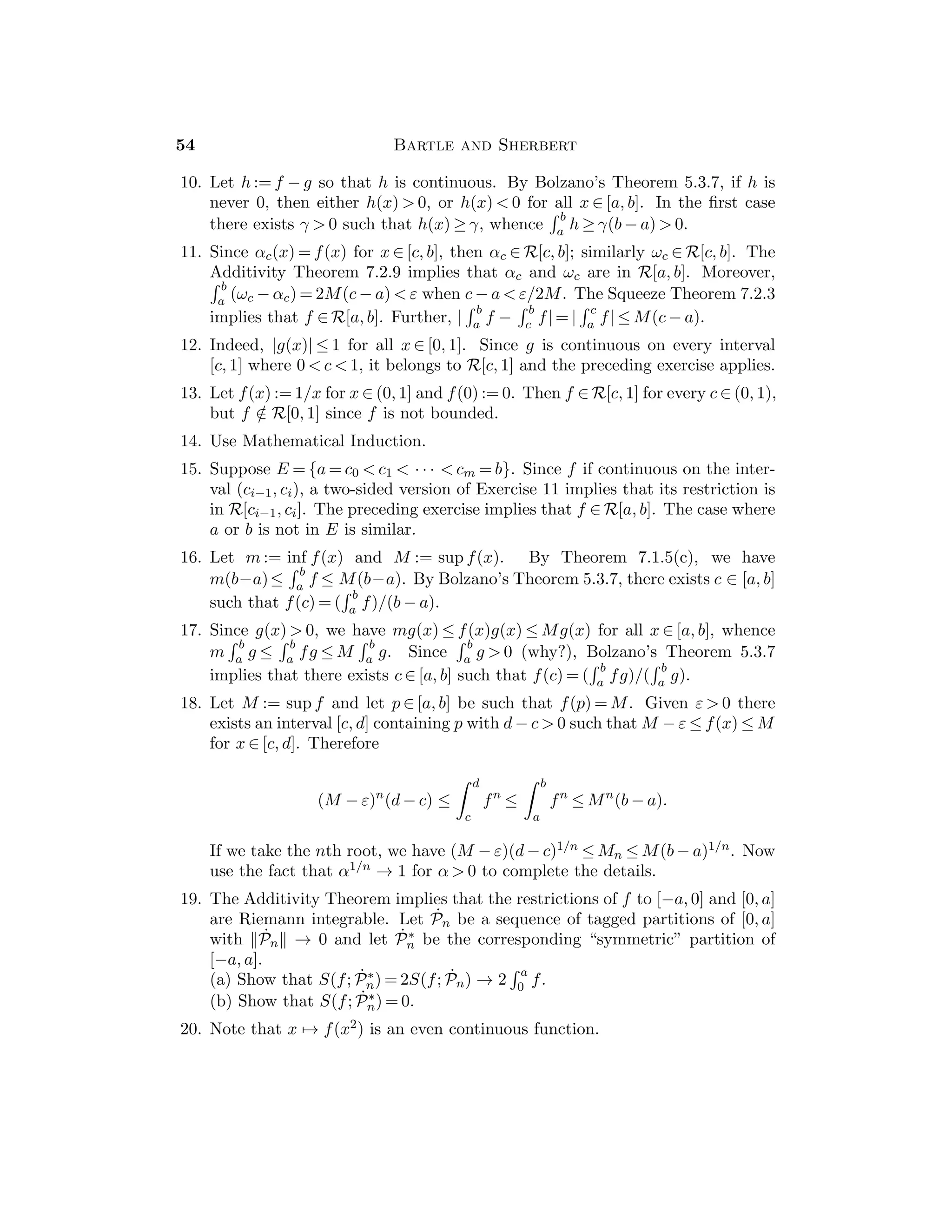 = 0. Hence the limit is 2.
(d) The quotient equals 1/(
√
x + 1) for x  
