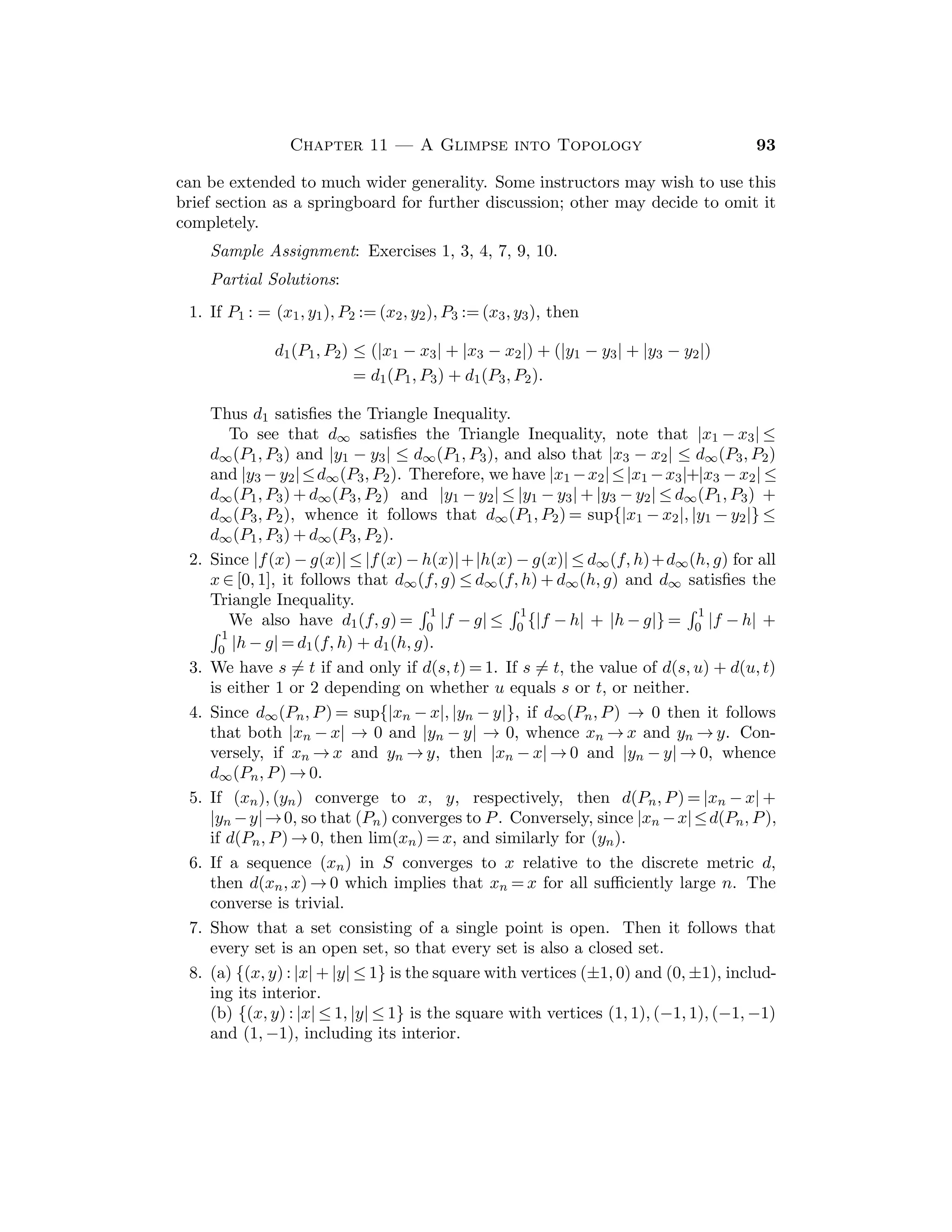 = 0, then g(x) = 1 +
4x sin(1/x) − 2 cos(1/x). Now show that g(1/2nπ)  0 and that we have
g(2/(4n + 1)π)  0 for n ∈ N.
11. For example, f(x) :=
√
x.
12. Apply Darboux’s Theorem 6.2.12. If g(x) := a for x  0, g(x) := x + b for
x ≥ 0, where a, b are any constants, then g(x) = h(x) for x  