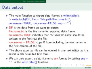 Quantitative Data Analysis using R | PDF
