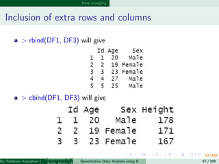 Quantitative Data Analysis using R | PDF
