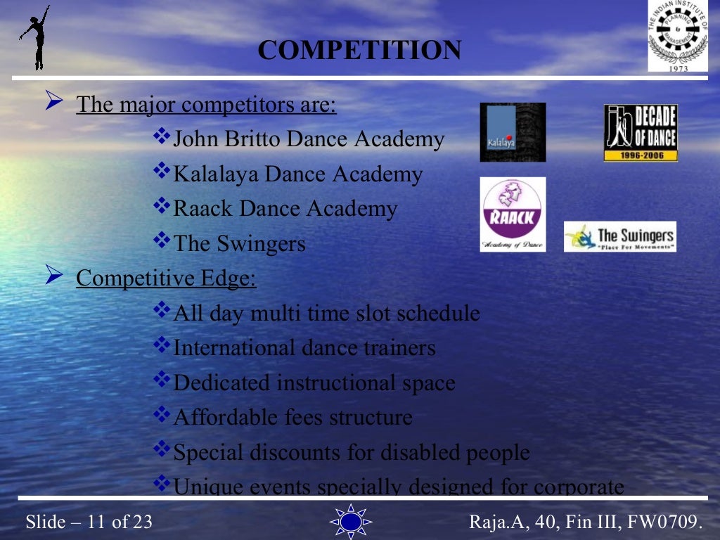 dance competition business plan