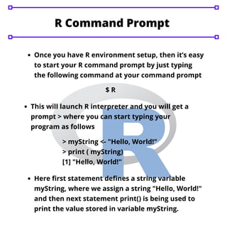 R basic syntax | PDF