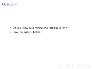 An Introduction to Data Mining with R | PDF
