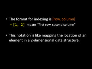 R data-structures-3 | PPT