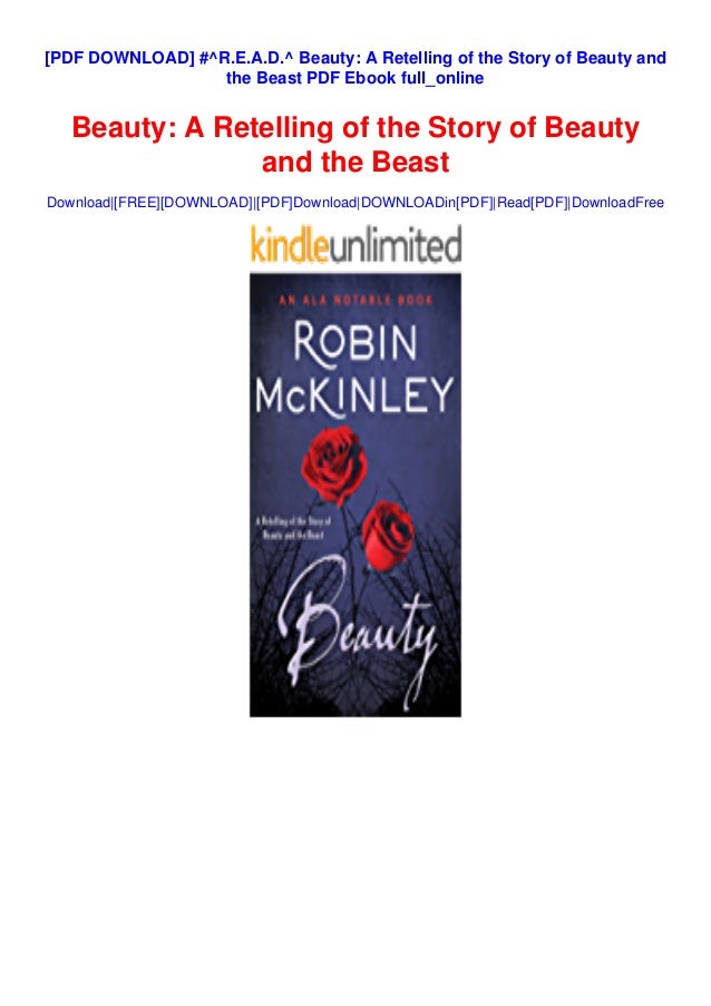 R E A D Beauty A Retelling Of The Story Of Beauty And The Beast