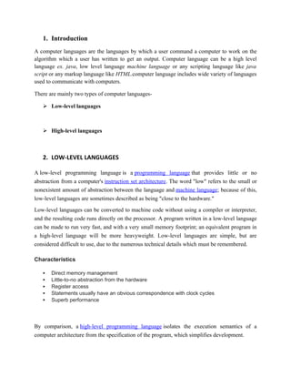 Computer Language report | PDF