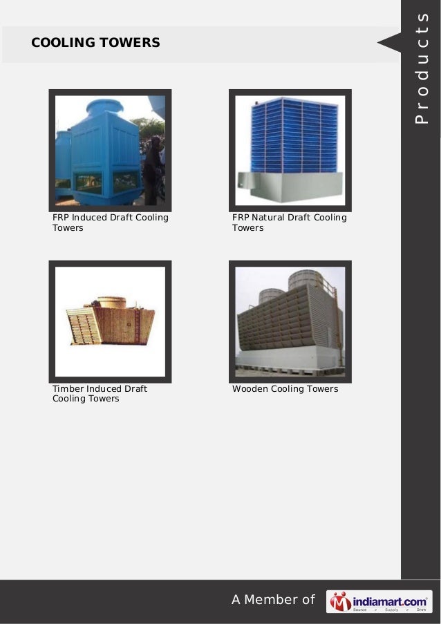 FRP Induced Draft Cooling Towers by R kairconindustries