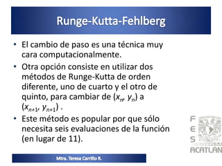 Runge Kutta Fehlberg | PPTX