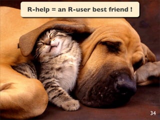 R-help = an R-user best friend !
             R-help


Leer




                                      34
 