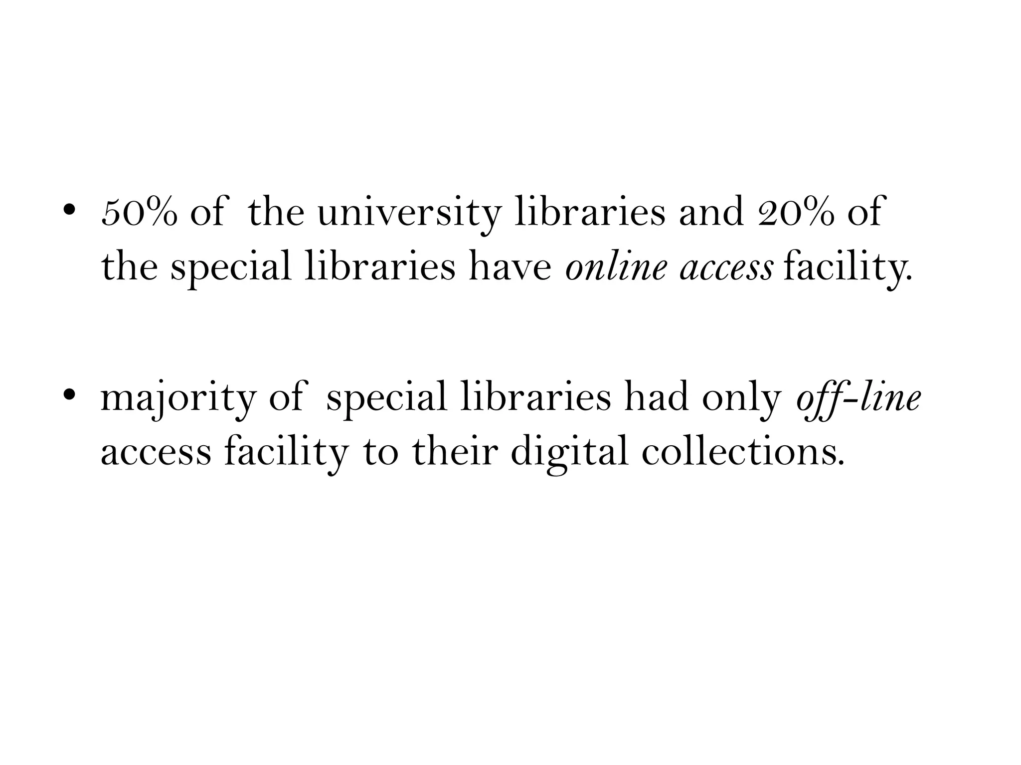 Comparative Study on availability of Digital Library in University and ...
