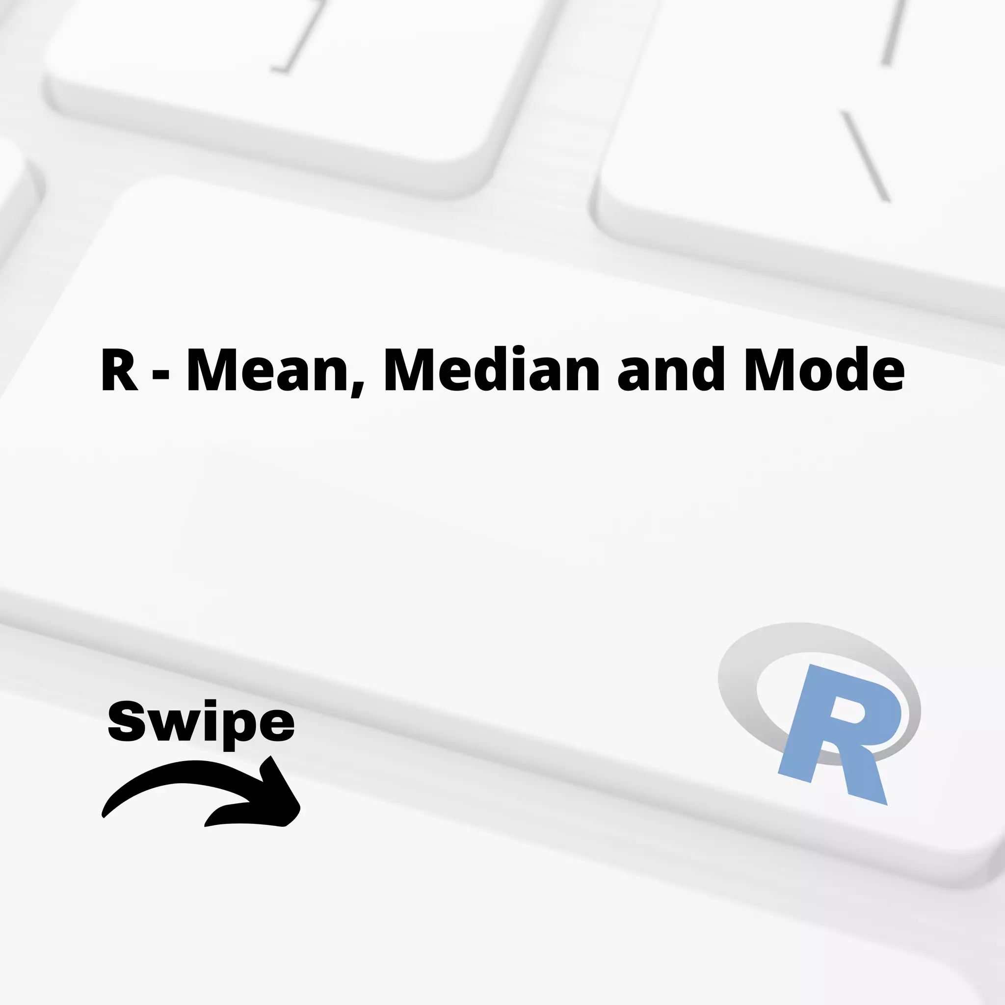 R - mean, median and mode | PDF
