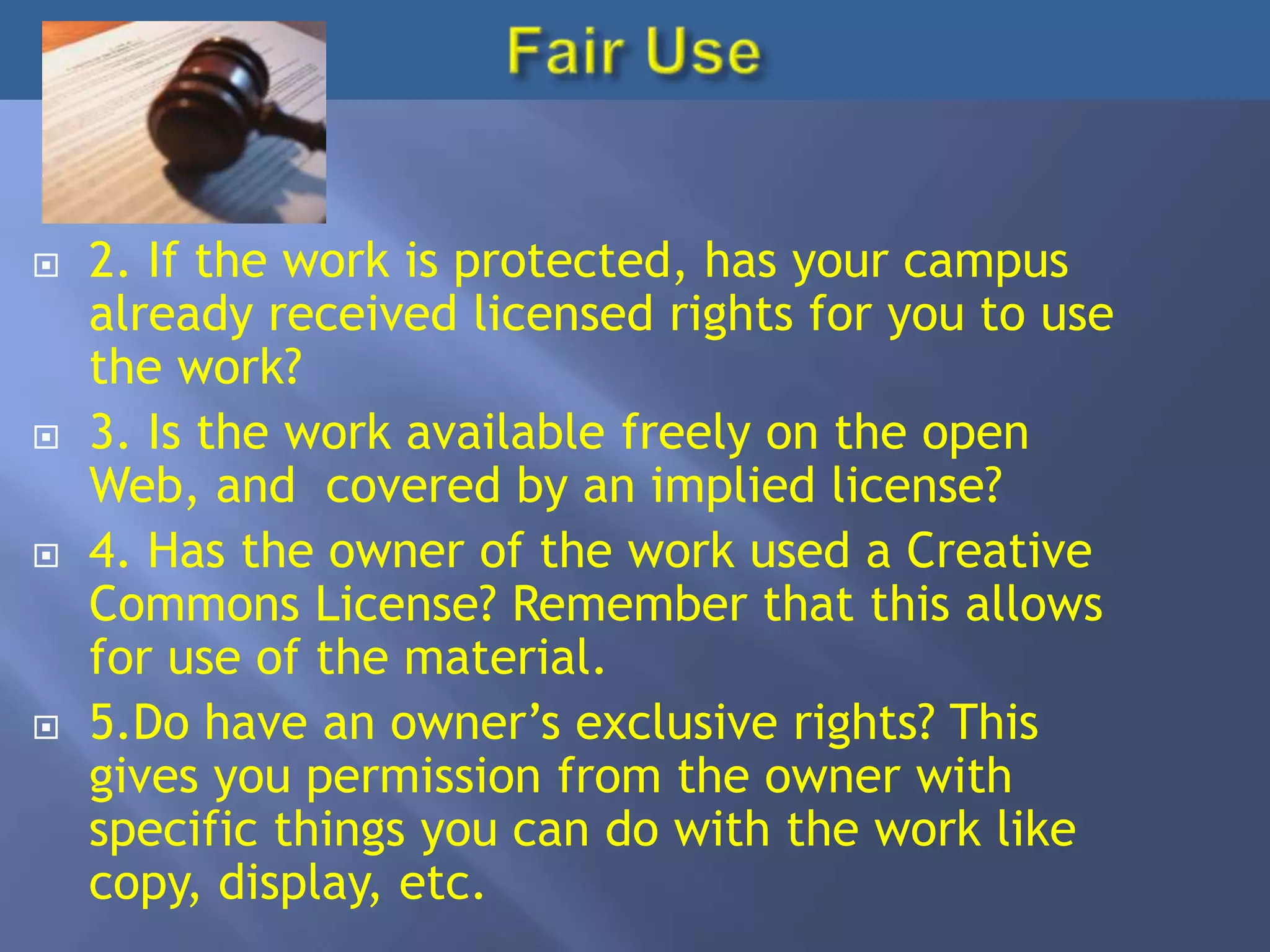 RULE: Postings of all kinds are protected and is considered copyrighted work. 