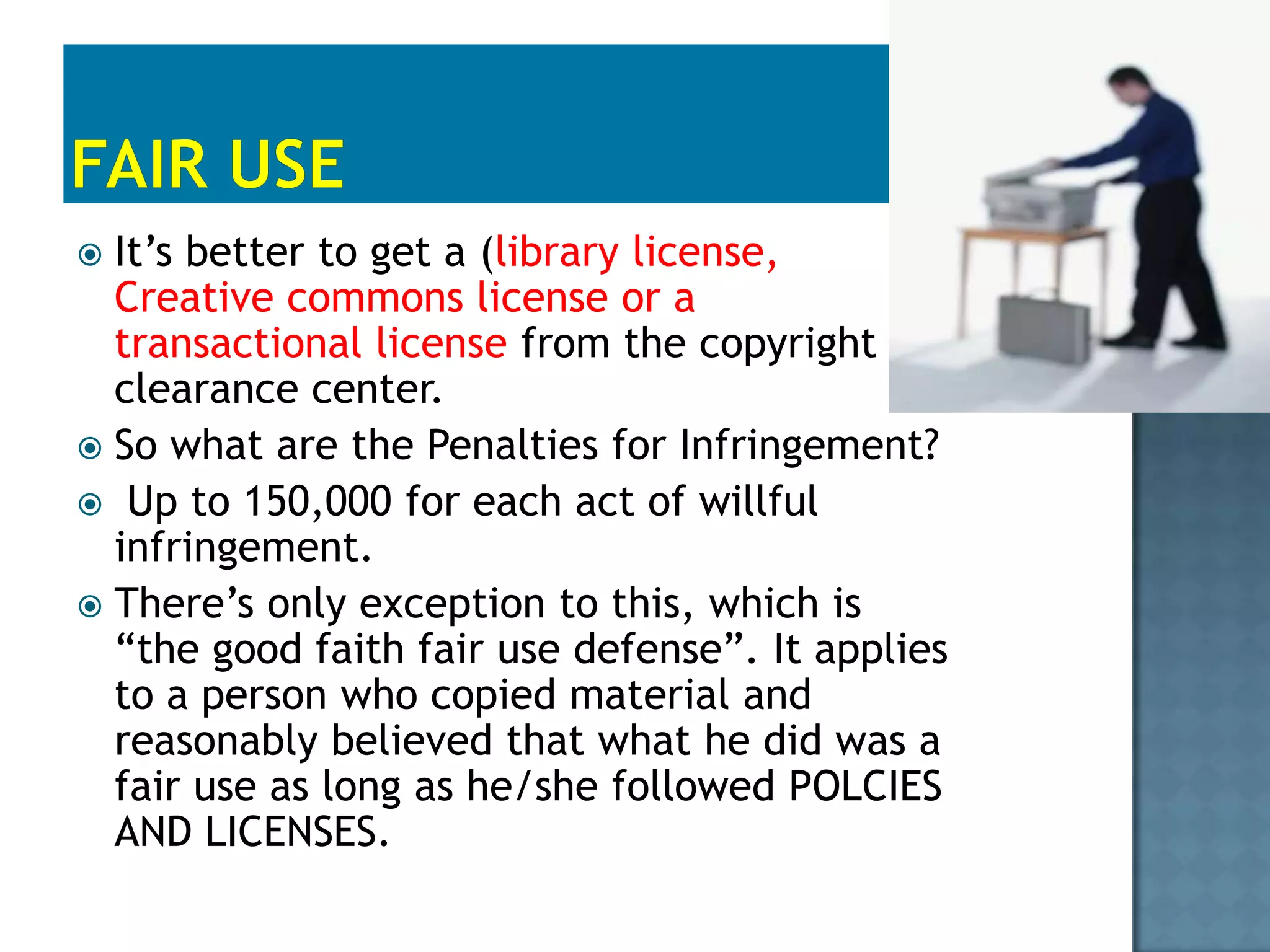 So what can you do if you want to give specific rights about your work?You give an Express License. 