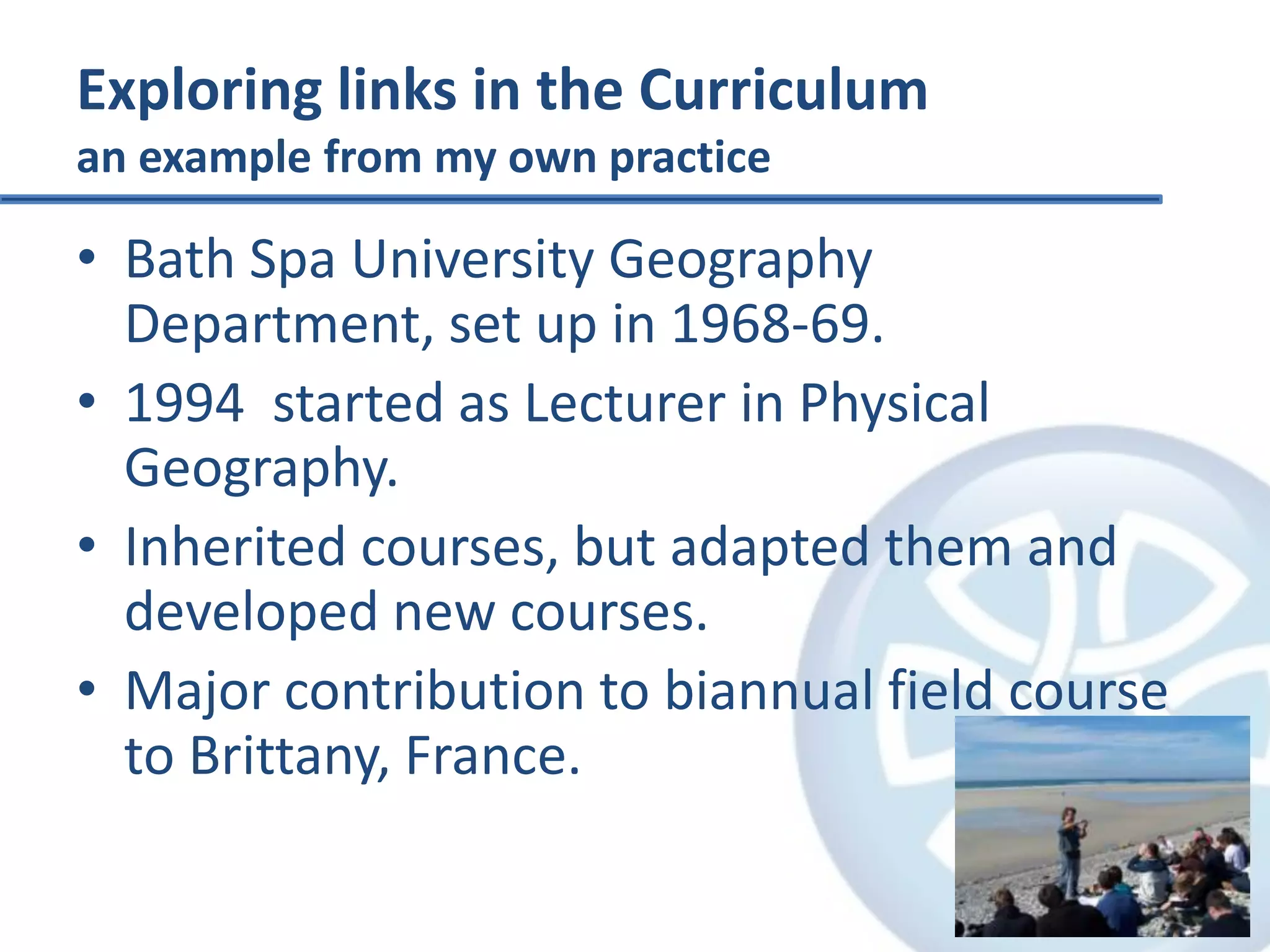 Develop a shared calendar of staff development events