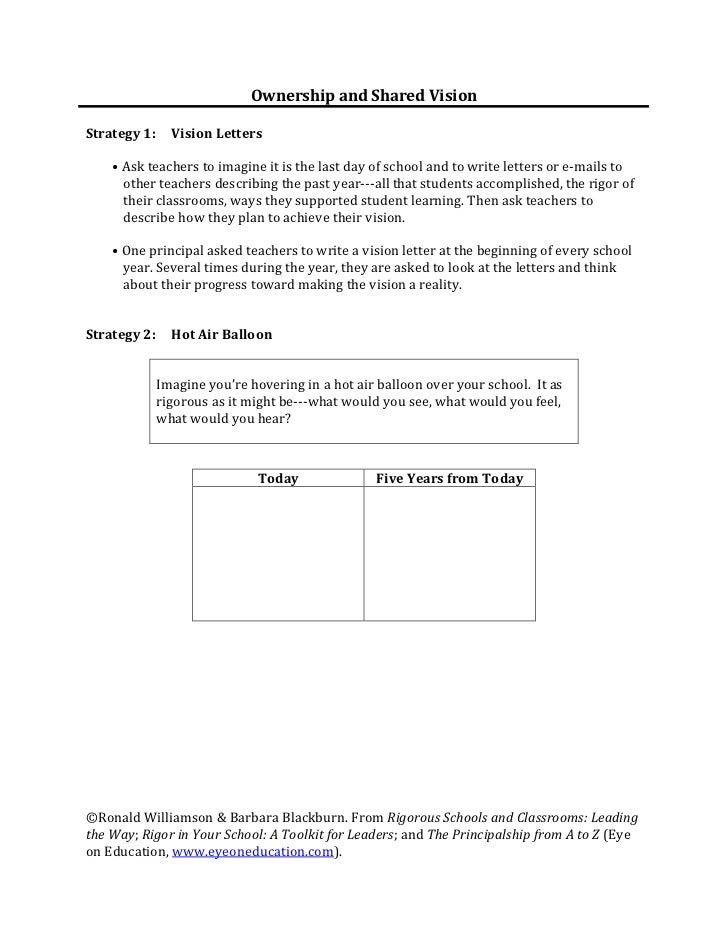 Rigorous Schools And Classrooms Leading The Way - 