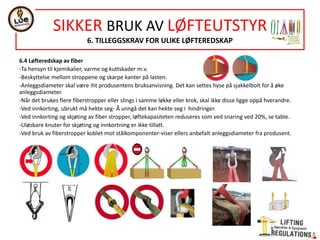 NORSOK STANDARD R-002
ANNEX A
LAUNCHING AND RECOVERY APPLIANCES FOR LIFE SAVING EQUIPMENT
A.1 GENERAL (GROUP A)
A1.1 INTRODUCTION
A1.2 GROUP OVERVIEW
A1.3 STRUCTURAL AND MECHANICAL STRENGTH, PROOF OF COMPETENCE
A1.4 LOADS AND OPERATIONAL LIMITATIONS
-OPERATIONAL LIMITATIONS
-RATED CAPACITY
-LOADS AND LOAD COMBINATIONS
-LATERAL LOADS ON MEANS OF CONNECTIONS
-CLEARANCE TO STRUCTURE
A1.5 DYNAMIC EFFECTS
-GENERAL
-DYNAMIC COEFFICIENT ɸ FOR LOAD COMBINATION A1 AND B1 (PICK-UP FROM SEA)
-DYNAMIC COEFICIENT ɸ FOR LOAD COMBINATION C1 (RE-ENTRY)
-DYNAMIC COEFFICIENT ɸ FOR LOAD COMBINATION C6 (EMERGENCY CUT-OUT)
-DYNAMIC COEFFICIENT ɸ FOR LOAD COMBINATION C7 (TEST OF RELEASE
MECHANISM)
-USE OF SHOCK ABSORBERS
-EXPRESSIONS FOR DYNAMIC COEFFICIENT ɸ 2
A1.6 HOISTING AND LOWERING VELOCITIES
A1.7 RISK COEFFICIENT ACCORDING TO EN 13001-2, 4.3.2
A1.8 LIMIT STATES AND PROOF OF COMPETENCE
-GENERAL
-STRUCTURAL MEMBERS AND CONNECTIONS
-ROPES,CHAINS, MEANS OF CONNECTIONS AND OTHER LIFTING COMPONENTS
*GENERAL
*STEEL WIRE ROPES IN RUNNING REEVING SYSTEMS
*CHAINS,MEANS OF CONNECTION AND OTHER LIFTING COMPONENTS
-STRENGTH PROPORTIONS
A1.9 MOTION LIMITERS
A1.10 BACKUP BRAKE
A1.11 SECONDARY INDEPENDIENT POWER AND CONTROL SYSTEM
A1.12 SECURING ARRANGEMENT FOR TRAINING AND MAINTENANCE
A1.13 PROCEDURES
A1.14 TESTING
-GENERAL
-TEST FOR GROUP A1-FREE FALL LIFEBOATS AND THEIR LAUNCHING AND RECOVERY
APPLIANCES
*PROTOTYPE TEST FOR GROUP A.1
*PRODUCTION AND INSTALLATION TESTS FOR GROUP A1
A.2 APPLIANCES FOR FREE FALL LIFEBOATS (GROUP A1)
A2.1 GENERAL
A2.2 LIMITS OF THE LAUCHING AND RECOVERY APPLIANCES FOR FREE FALL LIFE BOATS
-GENERAL
-MAIN STRUCTURE
-PRIMARY MEANS OF LAUNCHING
-SECONDARY MEANS OF LAUNCHING
-MEANS OF RETRIEVAL
-HANG-OFF RELIEF ARRANGEMENT
A2.3RATED CAPACITY
A2.4 FUNCTIONAL AND SAFETY REQUIREMENTS
-PRIMARY MEANS FOR LAUNCHING
*GENERAL
*RELEASE SYSTEM FOR THE PRIMARY MEANS OF LAUNCHING
-SECONDARY MEANS FOR LAUNCHING
*GENERAL
*LAUCHING MECHANISM
· CONSTANT SPEED CONTROL
· WINCH BRAKES, PRIMARY BRAKES
· WINCH BRAKES, BACKUP BRAKES
· CONTROL STATION
*MOTION LIMITER
*EMERGENCY OPERATION
*RELEASE SYSTEM FOR THE SECONDARY MEANS OF LAUNCHING
-MEANS OF RETRIEVAL
*GENERAL
*HOISTING MECHANISM
· GENERAL
· WINCH BRAKES, PRIMARY BRAKES
· WINCH BRAKES, BACKUP BRAKES
· CONTROL STATION
*MOTION LIMITER
*EMERGENCY OPERATION
-HANG-OFF RELIEF ARRANGEMENT
-RELEASE SYSTEM FOR THE SECONDARY MEANS OF LAUNCHING
A3 APPLIANCES FOR LIFEBOATS LAUNCHED BY FALLS AND A WINCH
(GROUP A.2)
A3.1 GENERAL
A3.2 MODE SELECTOR
A3.3 MODE FOR INSTALLATION AND MAINTENANCE
-GENERAL
-CONTROL STATION
-WINCH BRAKES
-MOTION LIMITERS
-BACKUP RELEASE SYSTEM
-SECONDARY INDEPENDENT POWER AND CONTROL SYSTEM
A3.4 MODE FOR EMERGENCY EVACUATION (“PULL AND GO”)
-GENERAL
-LAUNCH DEVICES
-LOWERING MECHANISM AND SPEED CONTROL
-DISABLED SAFETY FEATURES
-RELEASE SYSTEM
-RELEASE MECHANISM
-ACTIVATION SYSTEMS
* GENERAL
* PRIMARY ACTIVATION SYSTEM
* BACKUP ACTIVATION SYSTEM
-RE-ENTRY OVERLOAD PROTECTION
A3.5 HANG-OFF RELIEF ARRANGEMENT
A.4 APPLIANCES FOR ESCAPE CHUTE (GROUP A.3)
A.5 APPLIANCES FOR RAFTS (GROUP A.4)
A.6 APLLIANCER FOR ESCAPE LINES (GROUP A.5)
A.7 APPLIANCES FOR RESCUE BOATS (GROUP A.6)
-GENERAL
-FUNCTIONAL AND SAFETY REQUIREMENTS FOR THE LAUNCHING AND RECOVERY
APPLIANCES
* GENERAL
* MOTION LIMITERS
* CONTROL STATION
* GRAVITY LOWERING
* SECONDARY INDEPENDENT POWER AND CONTROL SYSTEM
* BRAKES
* ROPE TENSIONING SYSTEM
* OVERSPEED PROTECTION
-MEANS OF CONNECTION, RELEASE MECHANISM AND SYSTEMS
-ELESTIC PENNANT FOR LIFTING RESCUE BOAT WITH OFFSHORE CRANE
* GENERAL
* WORKING LOAD LIMIT WWL
* SAFETY FACTORS
* STATIC STIFFNESS
* TESTING
* MARKING
*CERTIFICTE
*CALCULATION EXAMPLE
-INSTRUCTIONS FOR USE OF ELASTIC PENNANTS
-LOAD BEARING PARTS OF RESCUE BOATS
* GENERAL
* LOAD COMBINATIONS
-INSTRUCTIONS FOR USE OF OFFSHORE CRANES
-INSTRUCTIONS FOR USE OF DEDICATED RESCUE BOAT CRANES OR DAVITS
A.8 PERSONNEL TRANSFER CARRIERS (GROUP A.7)
 
