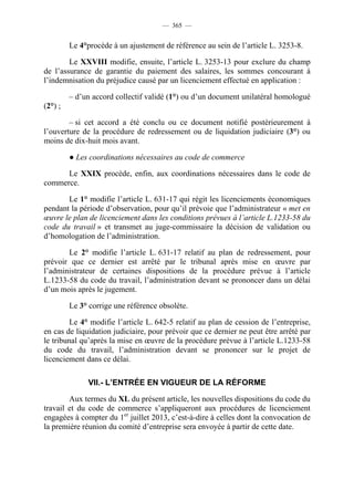 Rapport de la Com. Aff. Soc de l'assemmblée Nationale JM Germain sur l'ANI