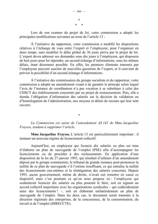Rapport de la Com. Aff. Soc de l'assemmblée Nationale JM Germain sur l'ANI
