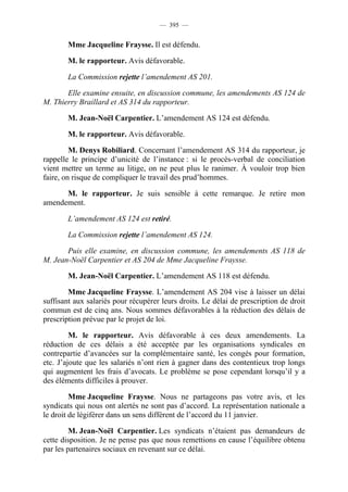 Rapport de la Com. Aff. Soc de l'assemmblée Nationale JM Germain sur l'ANI