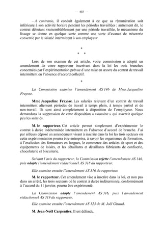 Rapport de la Com. Aff. Soc de l'assemmblée Nationale JM Germain sur l'ANI