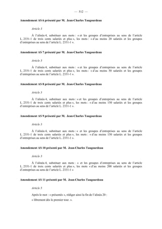 Rapport de la Com. Aff. Soc de l'assemmblée Nationale JM Germain sur l'ANI