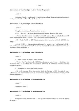 Rapport de la Com. Aff. Soc de l'assemmblée Nationale JM Germain sur l'ANI