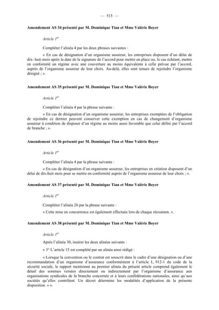 Rapport de la Com. Aff. Soc de l'assemmblée Nationale JM Germain sur l'ANI