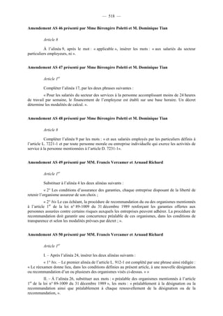 Rapport de la Com. Aff. Soc de l'assemmblée Nationale JM Germain sur l'ANI