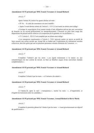 Rapport de la Com. Aff. Soc de l'assemmblée Nationale JM Germain sur l'ANI