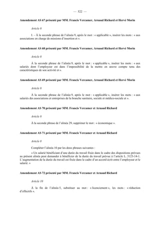 Rapport de la Com. Aff. Soc de l'assemmblée Nationale JM Germain sur l'ANI
