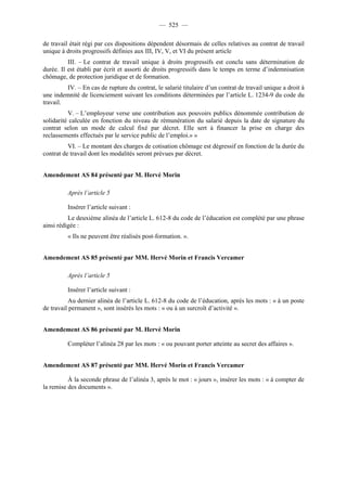 Rapport de la Com. Aff. Soc de l'assemmblée Nationale JM Germain sur l'ANI