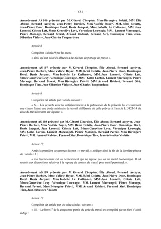 Rapport de la Com. Aff. Soc de l'assemmblée Nationale JM Germain sur l'ANI