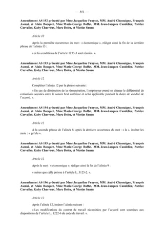 Rapport de la Com. Aff. Soc de l'assemmblée Nationale JM Germain sur l'ANI