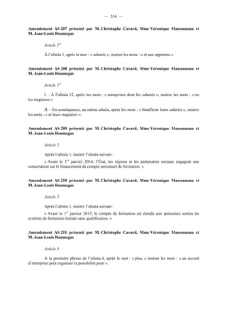 Rapport de la Com. Aff. Soc de l'assemmblée Nationale JM Germain sur l'ANI