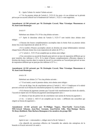Rapport de la Com. Aff. Soc de l'assemmblée Nationale JM Germain sur l'ANI