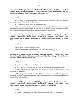 Rapport de la Com. Aff. Soc de l'assemmblée Nationale JM Germain sur l'ANI