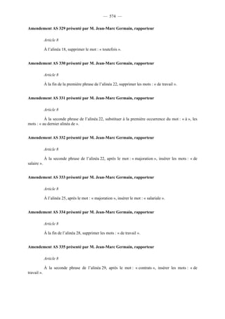 Rapport de la Com. Aff. Soc de l'assemmblée Nationale JM Germain sur l'ANI