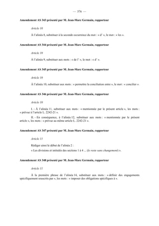 Rapport de la Com. Aff. Soc de l'assemmblée Nationale JM Germain sur l'ANI