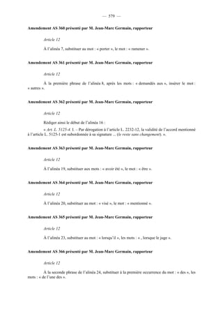 Rapport de la Com. Aff. Soc de l'assemmblée Nationale JM Germain sur l'ANI