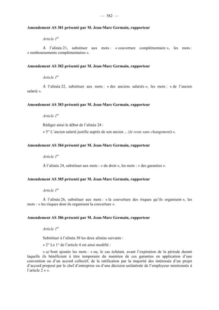 Rapport de la Com. Aff. Soc de l'assemmblée Nationale JM Germain sur l'ANI