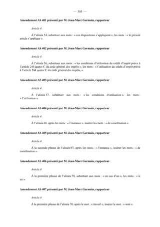 Rapport de la Com. Aff. Soc de l'assemmblée Nationale JM Germain sur l'ANI