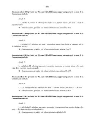 Rapport de la Com. Aff. Soc de l'assemmblée Nationale JM Germain sur l'ANI