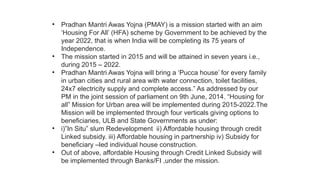 Pmay Rural Started In Rural development Infrastructure in India | PPTX