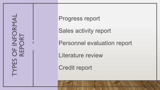 Comprehensive Guide to Types, Objectives, and Structures of Reports in ...