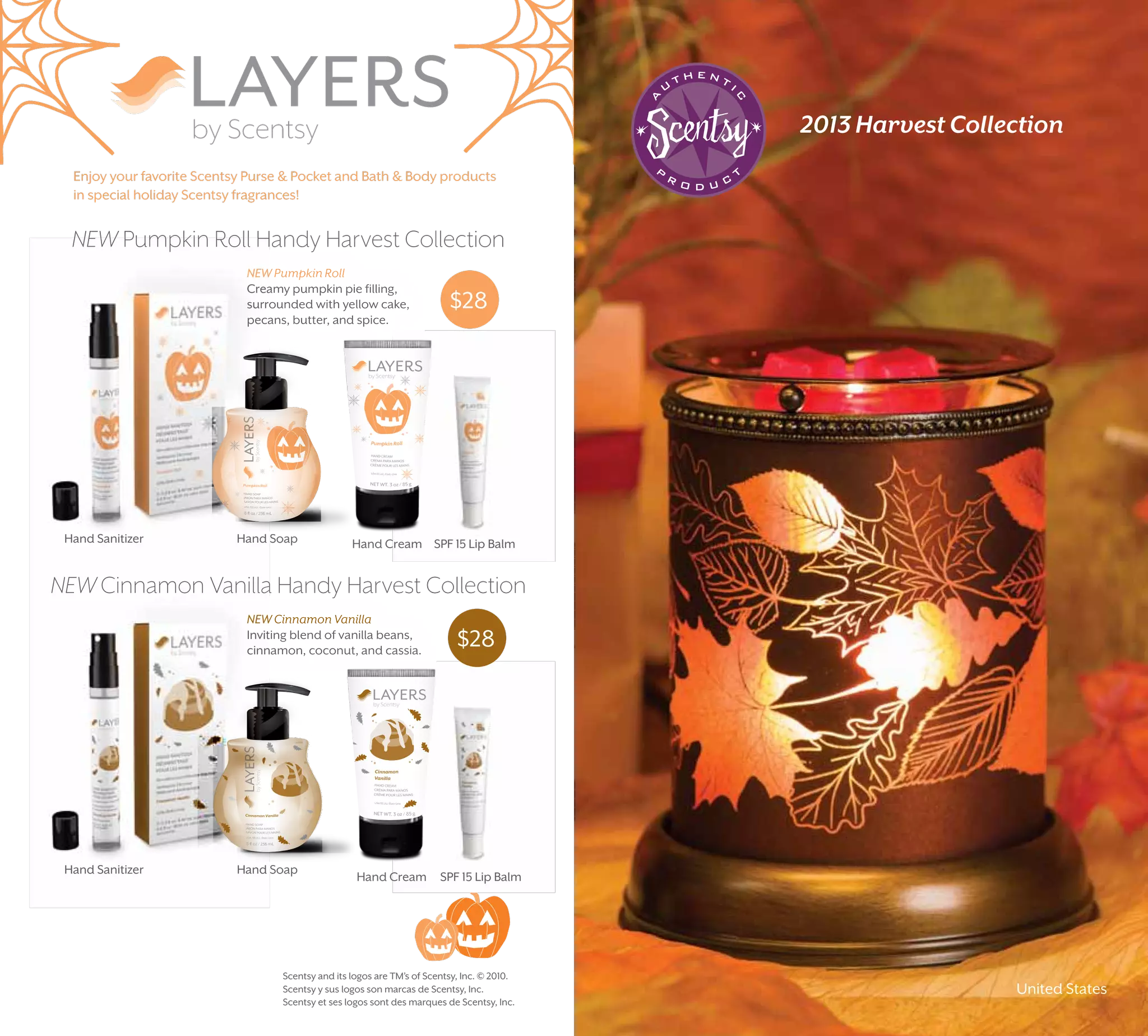 Fall 2013 Scentsy Catalog Insert PDF