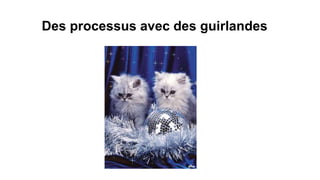 Des processus avec des guirlandes
 