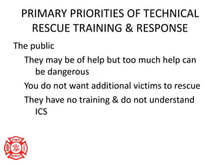 INTRODUCTION TO TECHICIAL RESCUE | PPTX
