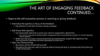 The art of feedback powerpoint | PPTX