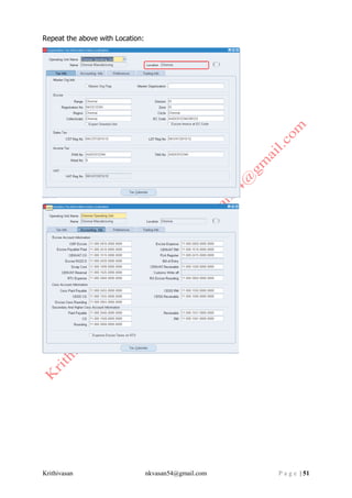 Krithivasan nkvasan54@gmail.com P a g e | 51
Repeat the above with Location:
 