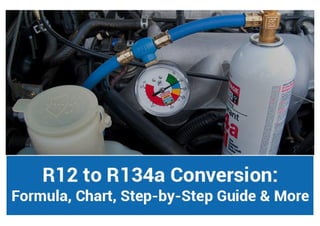 R12 to R134a conversion